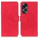 Чохол-книжка з застібкою KHAZNEH Retro Wallet для OPPO A78 - Red - зображення 1