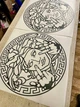 Виниловая Наклейка / Cтикер на автомобиль и мотоцикл " Versace Медуза Версаче " 50 см на стекло / кузов - изображение 4