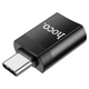 Переходник адаптер Hoco UA17 OTG Type-C на USB внешний хаб для передачи данных и зарядки телефона планшета - изображение 2