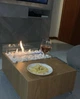 Біокамін пальник для монтажу в меблі 600*250мм. Два скла - изображение 9