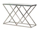 Консоль Vetro Mebel CD-3 прозрачный + серебро - изображение 1