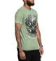 Футболка Affliction AC Born Free T-shirt Oil Green Lava Wash (A26002-OIG-S) - изображение 3