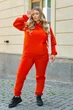 Костюм "Style" (unisex / турецький футер) Мод. ТЕВ_7711, помаранчевий ,розмір 52-54 - зображення 1