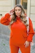 Костюм "Style" (unisex / турецький футер) Мод. ТЕВ_7711, помаранчевий ,розмір 52-54 - зображення 2