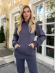 Костюм "Style" (unisex / турецький футер) Мод. ТЕВ-7711, графітовий ,розмір 44-46 - зображення 5