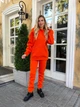 Костюм "Style" (unisex / турецький футер) Мод. ТЕВ_7711, помаранчевий ,розмір 44-46 - зображення 1