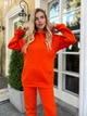 Костюм "Style" (unisex / турецький футер) Мод. ТЕВ_7711, помаранчевий ,розмір 44-46 - зображення 4