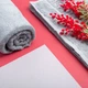 Полотенце махровое IDEIA для лица 50х90 см Версаче темно-серое (2200004295275_1) - изображение 5