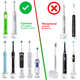 Насадки сумісні із зубною щіткою ORAL-B/Braun - ProZone PRO-X Cross (2 шт) - зображення 6
