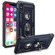 Чехол Shield для Iphone X бампер противоударный с подставкой Dark-Blue - изображение 1