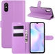 Чехол IETP для Xiaomi Redmi 9A книжка кожа PU сиреневый - изображение 1