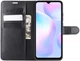 Чохол IETP для Xiaomi Redmi 9A книжка шкіра PU чорний Без бренду - зображення 4