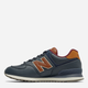 Buty sportowe męskie do kostki New Balance 574 ML574OMC 47.5 (13US) 31 cm Niebieski/Brązowy (739980544319) - obraz 3