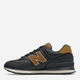 Buty sportowe męskie do kostki New Balance 574 ML574OMD 49 (14US) 32 cm Czarny/Brązowy (739980521365) - obraz 3