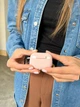 Элегантный силиконовый чехол для кейса Apple AirPods Pro с карабином, цвет пудровый - изображение 4
