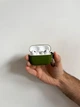Чехол на кейс для Apple AirPods Pro силиконовый с карабином - хаки - изображение 5