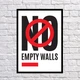 Постер «No empty walls» - зображення 1