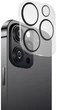 Защитное стекло для камеры смартфона Apple iPhone 15 Pro/15 Pro Max Intaleo Camera Lens Black (1283126576867) - изображение 1