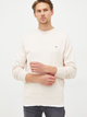 Sweter męski elegancki Tommy Hilfiger Regular Fit MW0MW21316 XL Ivory (8720117061498) - obraz 1