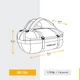 Походная сумка от 80 л до 120 л - duffel 500 extend - FORCLAZ (11698644) - изображение 3