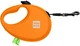 Поводок-рулетка для собак WAUDOG R-leash с контейнером для пакетов светоотражающая лента M до 20 кг 5 м Оранжевый (26284Collar) - изображение 2