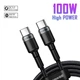 Кабель BASEUS Type-C to Type-C Quick Charge 3.0 100W для iPad/Android/ПК/MacBook - зображення 3