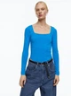 Боди-лонгслив H&M 061123802 XL Голубой (6666000267856) - изображение 1