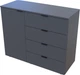 Комод Doros GС1 100х40х81.2 см Графит (41510069) - изображение 2