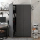 Шкаф для одежды Doros Promo 3 ДСП 135х48х204 см Графит (44900233) - изображение 6