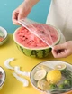 Пакети для зберігання продуктів у холодильнику на гумці для тарілок, кришка-чохол на тарілку UKC 500 шт - зображення 8