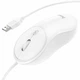 Миша HOCO GM13 Esteem business wired mouse White (6931474757852) - изображение 3