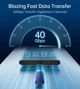 Кабель Choetech USB 4.0 Thunderbolt Type-C M - M 0.8 м Gen 3 100 Вт 40 Gbps 8K 60 Гц Чорний (XCC-1028) - зображення 5