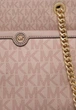 Сумка шоппер жіноча Michael Kors колір виробу рожевий фурнітура золотистий колір - зображення 5