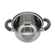 Каструля з нержавіючої сталі Zauberg 1,9 л ZB-1,9 CG GREY - зображення 2