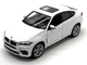 Машина Rastar металлопластик BMW X6M 1:24 Белая (56600) - изображение 1