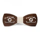 Галстук Бабочка деревянный Gofin wood 11,5х4,5 см (acs0002943) - изображение 1