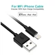 Дата кабель USB 2.0 AM to Lightning 1.2m 2.4A MFI Choetech (IP0026) - изображение 5