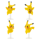 Figurki Jazwares Pokemon bitewne First Partner Pokémon Set - Generatia IX (Fuecoco, Sprigatito, Quaxly, Pikachu) (PKW3402) (191726507185) - obraz 3