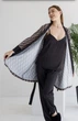 Женский комплект невероятно нежный (майка, брюки и халат) Fendi XL Чорный + ПОДАРОК ​​качественные носки - изображение 1