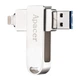 Флеш-накопитель Apacer AH790 32GB (USB 3.1/Lightning) Silver - изображение 1