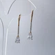 Серьги позолота Xuping Подвеска с камнем капля Золото 39 мм S15051 - изображение 2