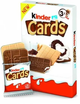 Печенье Kinder Cards 3 упаковки по 2 шт 76 г - изображение 1