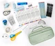 Пенал Косметичка зелёный с ручкой Yescholar для ручек, карандашей, принадлежностей 245*115*85 мм TM Novynka - изображение 4