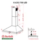 Витяжка купольна Perfelli K 6202 WH 700 LED - зображення 10