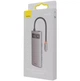 HUB адаптер USB поддержка OTG BASEUS WKWG070013 Metal Gleam Series 4-in-1 (4xUSB3.0) Type-C, gray - изображение 3