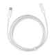 Кабель BASEUS Type-C to Lightning Dynamic Series Fast Charging Data Cable |2m, 20W| (CALD000107) white - изображение 3
