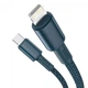 Кабель BASEUS Type-C to Lightning High Density Braided Fast Charging Data Cable |1m, 20W| (CATLGD-03) - зображення 8