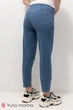 Стильные джинсы для беременных Юла Мама Sheldon denim M темно-голубой (DM-23.011) - изображение 5