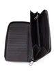 Чёрный кожаный мужской клатч из кожи рептилии Marco Coverna 086-5901 Black - изображение 4