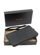 Чёрный кожаный мужской клатч из кожи рептилии Marco Coverna 086-5901 Black - изображение 6